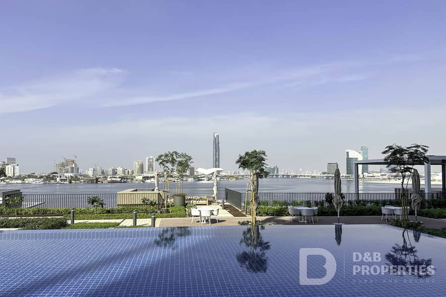 位于迪拜溪港，溪边谷缘度假屋，Creek Edge Tower 1 1 卧室的公寓 110000 AED - 8457805
