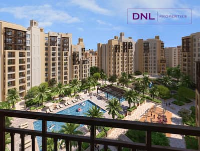 1 Bedroom Apartment for Sale in Umm Suqeim, Dubai - Full Pool and Park View | Corner Unit