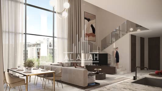 4 Bedroom Townhouse for Sale in Masdar City, Abu Dhabi - CAM01-STAIRS-ppl. jpg