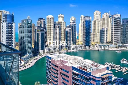 2 Bedroom Apartment for Sale in Dubai Marina, Dubai - Vacant 2 Beds | Full Marina View | Maids 2 Bedroom Apartment for Sale in Dubai Marina, Dubai - Vacant 2 Beds | Full Marina View | Maids