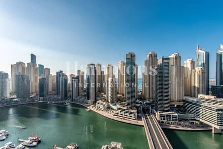 3 Bedroom Apartment for Sale in Dubai Marina, Dubai - Vacant | Full Marina View | 3 BR | With Study