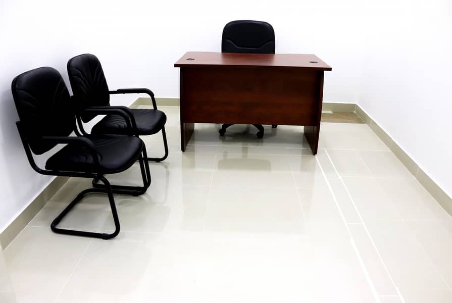 Great Offer with ready Tawtheeq Semi-Furnished Offices