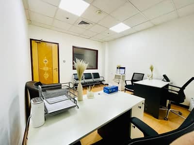 Office for Rent in Al Garhoud, Dubai - Convenient Office Rentals | Close to Metro Station and Airport | Ejari Included | Limited-Time Discount!!