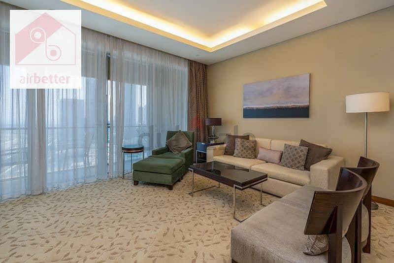 位于迪拜市中心，谦恭公寓喷泉景观综合体 1 卧室的公寓 14000 AED - 6806803