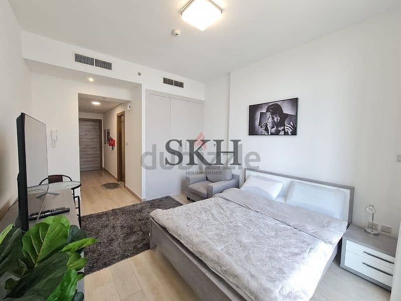 Cozy and Bright Studio | Fully Furnished | With Balcony