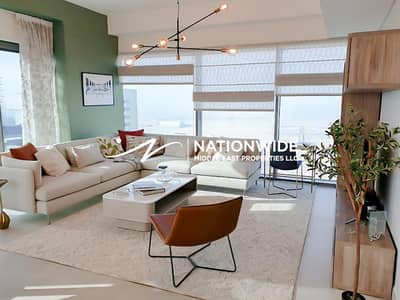 3 Bedroom Flat for Sale in Saadiyat Island, Abu Dhabi - Sea View| Balcony Views| Stunning Furnished Unit