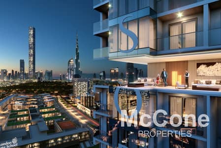 2 Bedroom Flat for Sale in Sobha Hartland, Dubai - High Floor | Burj Khalifa View | +Study