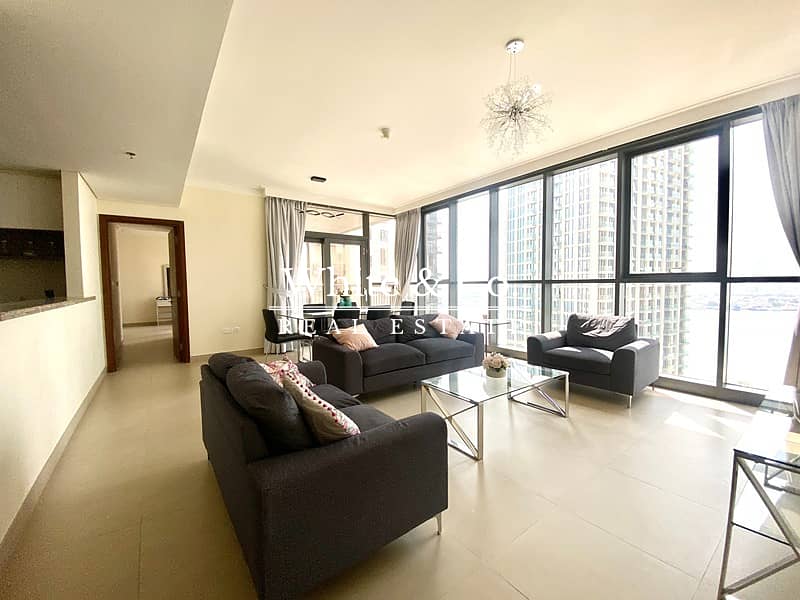 位于迪拜溪港，迪拜溪畔公寓，迪拜溪畔公寓2号北大厦 2 卧室的公寓 170000 AED - 8506371
