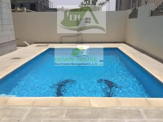 2 Huge Studio With Shared Pool in Khalifa City A