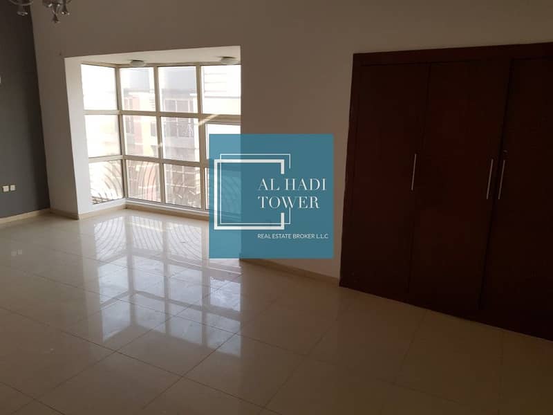 GLAMOROUS OFFER European compound biger studio flat for rent in Khalifa city3000monthly