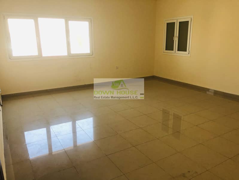 3 Huge 1- bedroom hall 4.200 monthly in khalifa city A