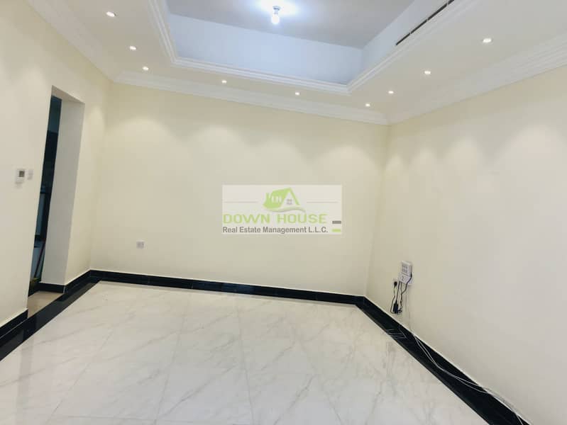 2 Huge 1- bedroom hall with private entrance in khalifa city A .  (SHARED SWIMMING POOL)