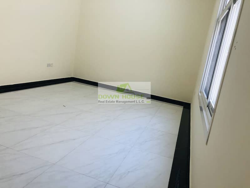 6 Huge 1- bedroom hall with private entrance in khalifa city A .  (SHARED SWIMMING POOL)