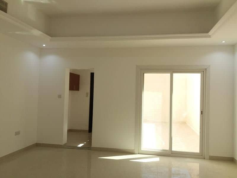 30 Amazing brand new european 1 bedroom flat for rent in Khalifa city cols to market and etihad plaza