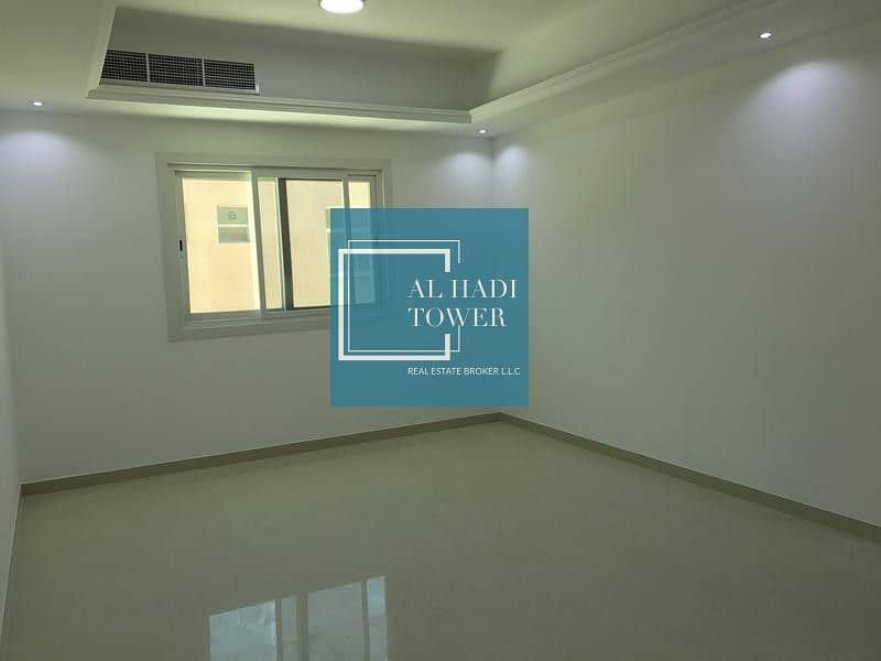 Brand new studio flat for rent in khalifa city colse to masader city free wifi