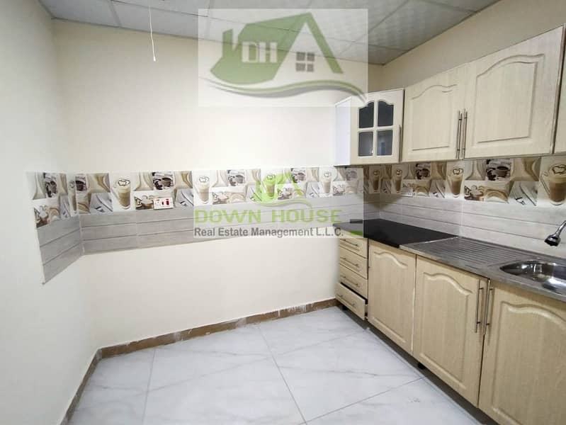 9 Spacious 1 Bedroom W/ Shared Pool in Khalifa City A