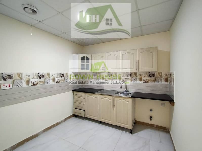 10 Spacious 1 Bedroom W/ Shared Pool in Khalifa City A