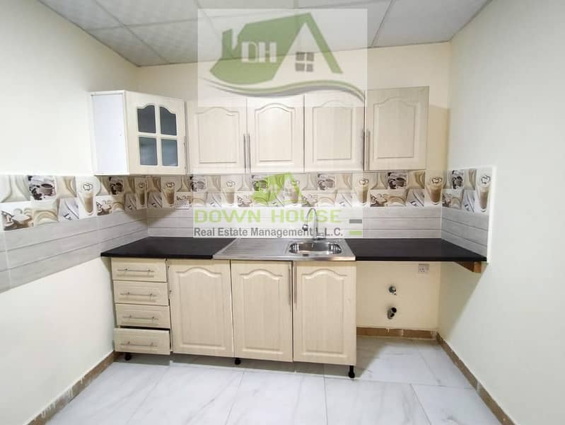 13 Spacious 1 Bedroom W/ Shared Pool in Khalifa City A