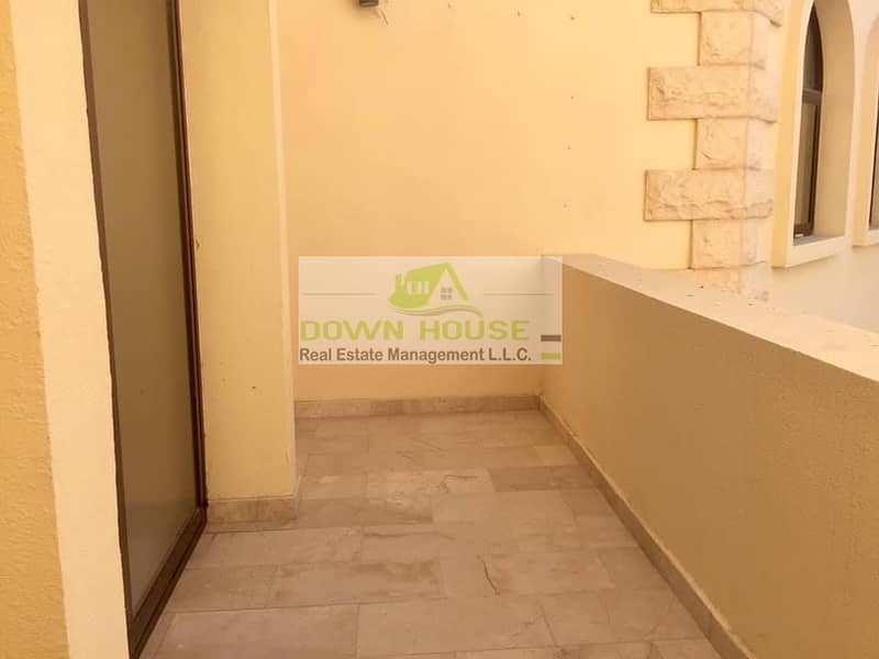 2 Huge 1- bedroom hall with balcony in Khlifa city A .