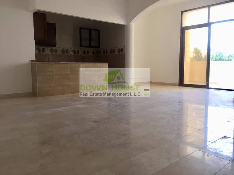 5 Huge 1- bedroom hall with balcony in Khlifa city A .
