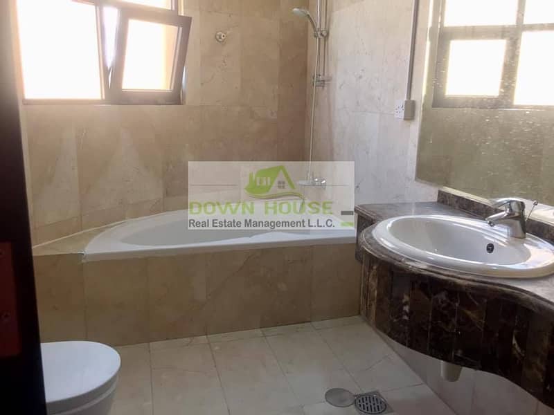 12 Huge 1- bedroom hall with balcony in Khlifa city A .