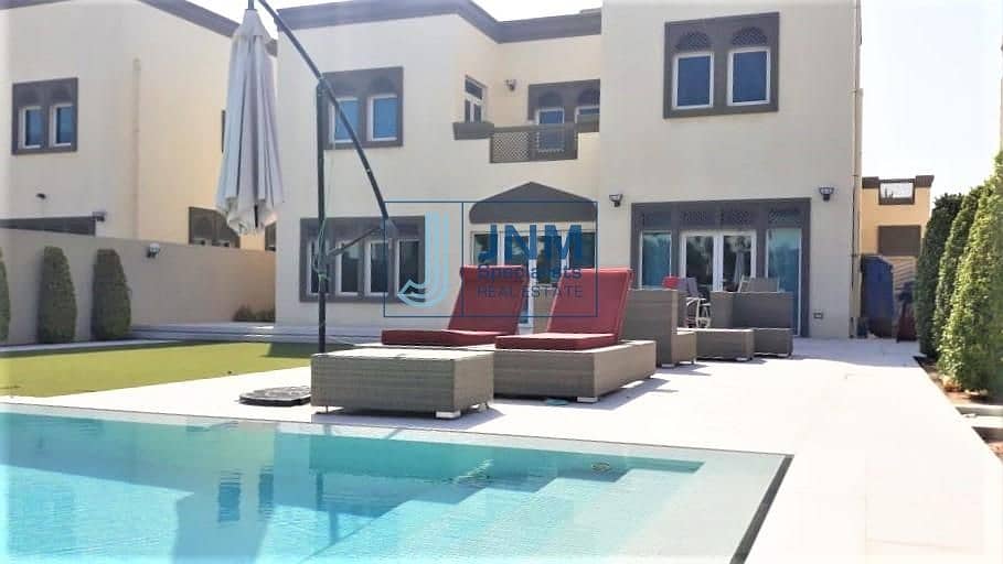 Luxurious 3BR + Maids | Huge Garden & Private Pool