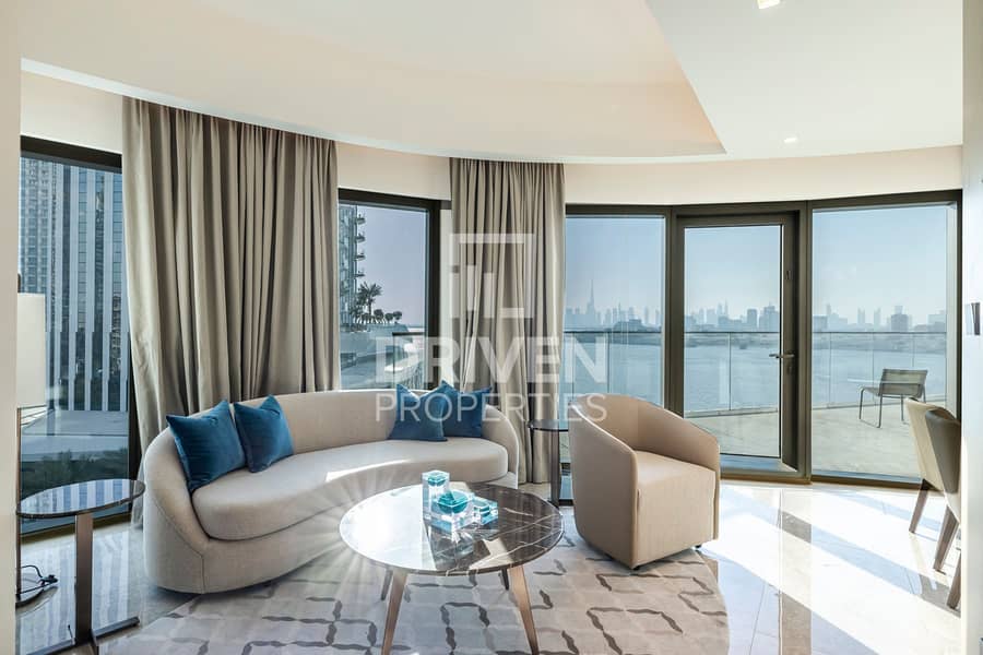 Fully Furnished with Water and Burj View