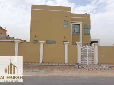 5 Bedroom Villa for Sale in Hoshi, Sharjah - For sale a new two-story villa with a corner of two streets with an extension 5 Bedroom Villa for Sale in Hoshi, Sharjah - For sale a new two-story villa with a corner of two streets with an extension
