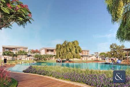 5 Bedroom Villa for Sale in Tilal Al Ghaf, Dubai - Independent 5 Bedroom Large + Garden Suite