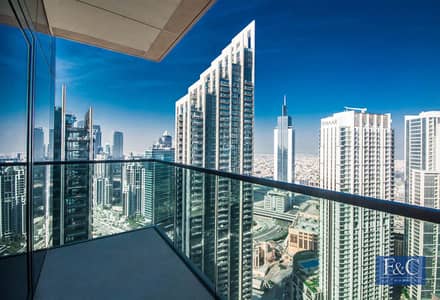 2 Bedroom Apartment for Sale in Downtown Dubai, Dubai - 2 BR Unfurnished | High Floor | Motivated Seller