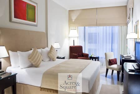 شقة فندقية 1 غرفة نوم للايجار في برشا هايتس (تيكوم)، دبي - MERCURE DUBAI Bedroom. jpg