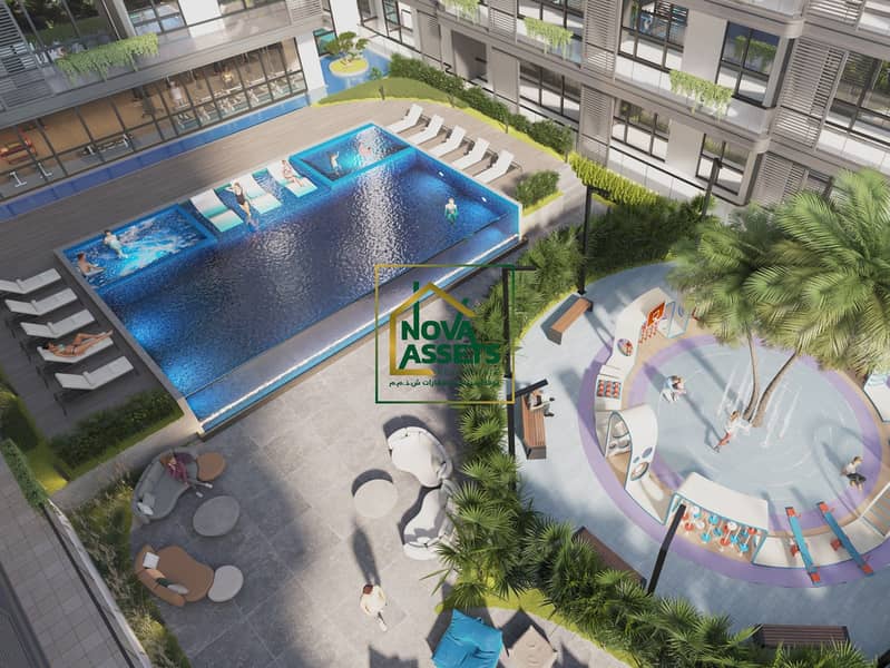 شقة في اوليفيا ريزيدنس،مجمع دبي للاستثمار 1 غرفة 963790 درهم - 8510111
