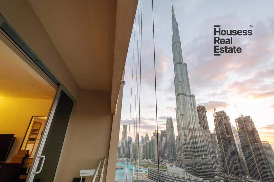 Burj Khalifa View | Furnished | Big Size Studio
