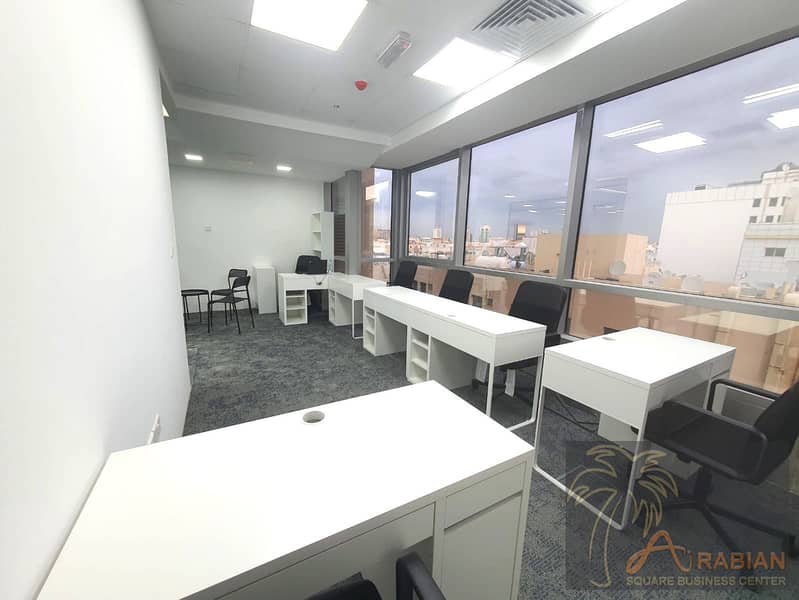 Dedicated Office Space with Ejari | Sharing Office | Close to Shraf DG Metro | Ready to Move !