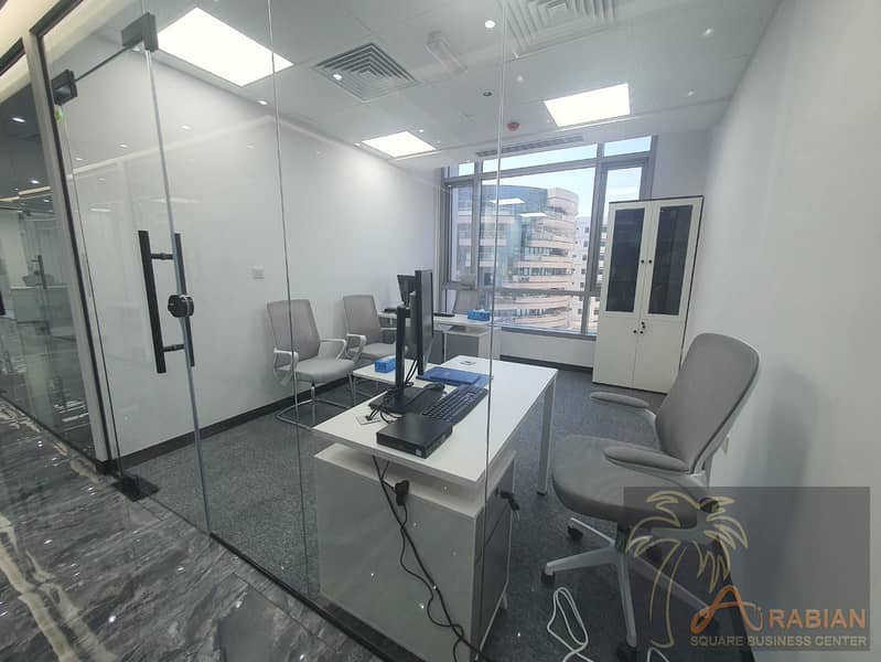 Furnished Office In Musalla Tower | Bur Dubai | Free Dewa Chiller| Near Shraf DG Metro