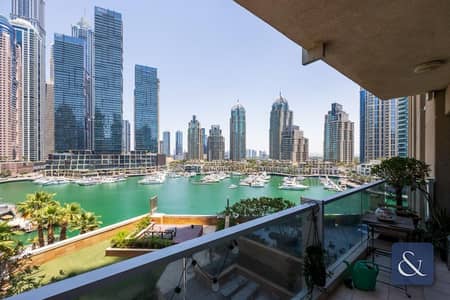 3 Bedroom Apartment for Sale in Dubai Marina, Dubai - Full Marina View | Low Floor | Well Maintained