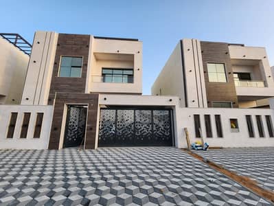 7 Bedroom Villa for Sale in Al Zahya, Ajman - Villa for sale 7 rooms, including registration fees  , with attractive specifications and a wonderful design , central air conditioning