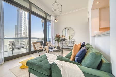 3 Bedroom Apartment for Rent in Downtown Dubai, Dubai - Contemporary Apt with Burj Khalifa View