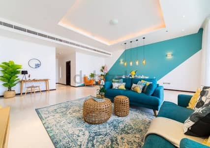 فلیٹ 3 غرف نوم للايجار في نخلة جميرا، دبي - شقة في أكوامارين،تيارا ريزيدنس،نخلة جميرا 3 غرف 44500 درهم - 6743375