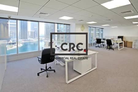Office for Rent in Jumeirah Lake Towers (JLT), Dubai - Lake View | Unfurnished | 2 Partitions | Near Metro
