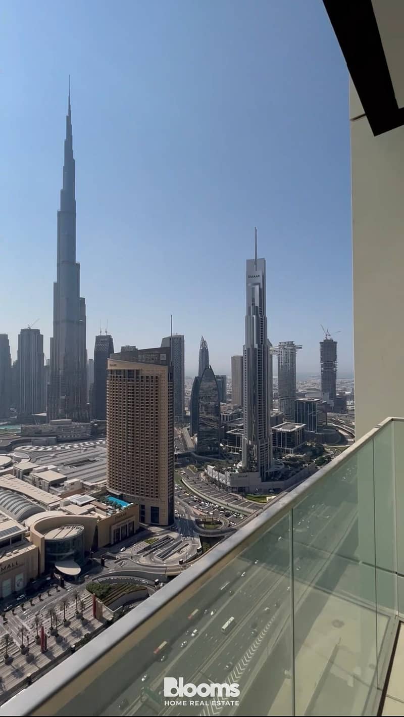 Burj Khalifa View | High Floor | Vacant | Best Layout