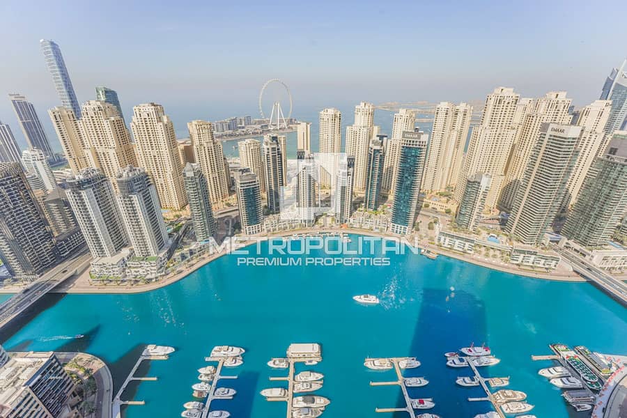 位于迪拜码头，迪拜滨海维达公寓 2 卧室的公寓 300000 AED - 8513520