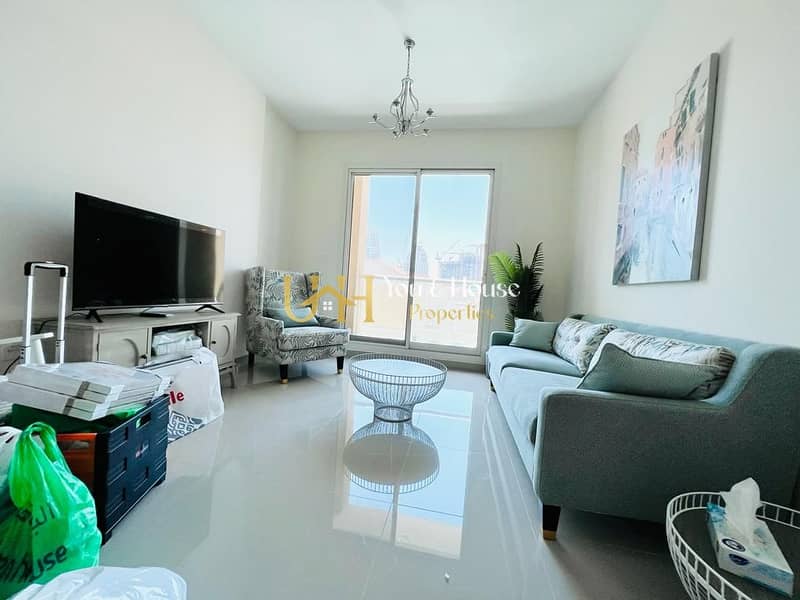 |Beautiful 1br apartment with brand new furnitures/ 12 cheques payment/ including all the bills 6500 .