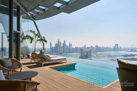 Studio for Rent in Palm Jumeirah, Dubai - Palm Jumeirah Views | Furnished | Infinity Pool