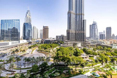 2 Bedroom Flat for Rent in Downtown Dubai, Dubai - Burj Khalifa View | Vacant  | Low floor