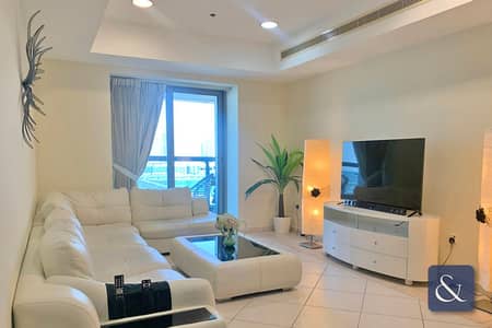 2 Bedroom Flat for Rent in Dubai Marina, Dubai - 2 Bedroom | Furnished | Sea And Palm Views