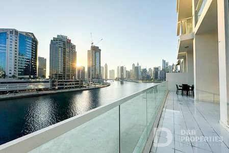 2 Bedroom Flat for Sale in Business Bay, Dubai - Full Canal View | Huge Balcony and Private Terrace