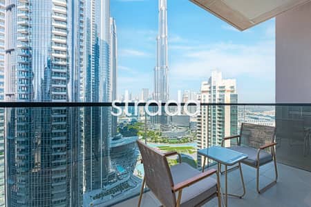 3 Bedroom Apartment for Rent in Downtown Dubai, Dubai - Burj Khalifa View | Modern | Fully Furnished