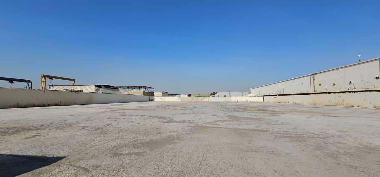 FULLY CONCRETED YARD FOR RENT IN INDUSTRIAL AREA 13