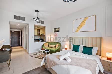 Studio for Rent in Discovery Gardens, Dubai - Fully Furnished Studio With Closed Kitchen And Balcony || Near Metro